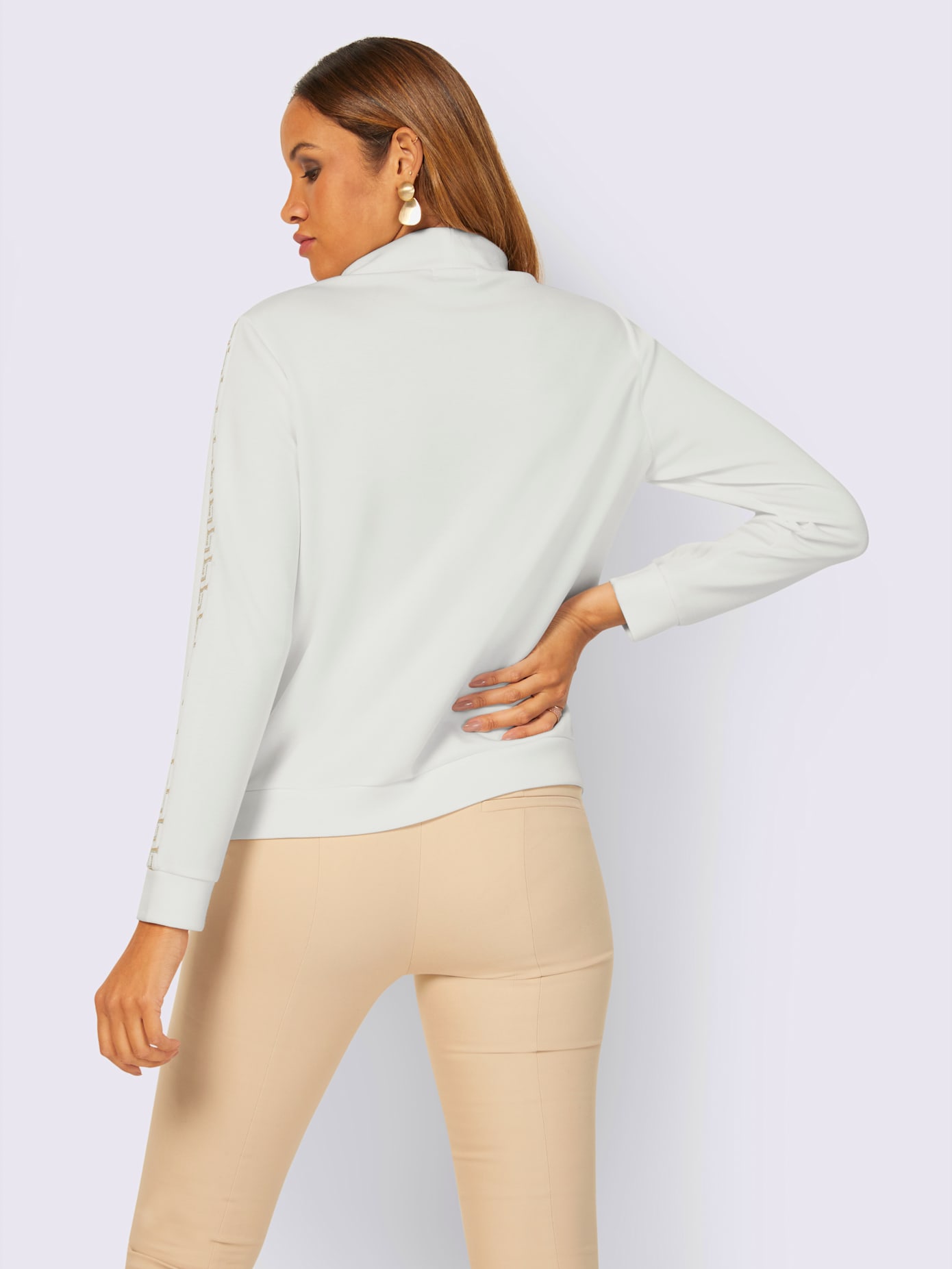 Sweat-shirt mélange de modal doux