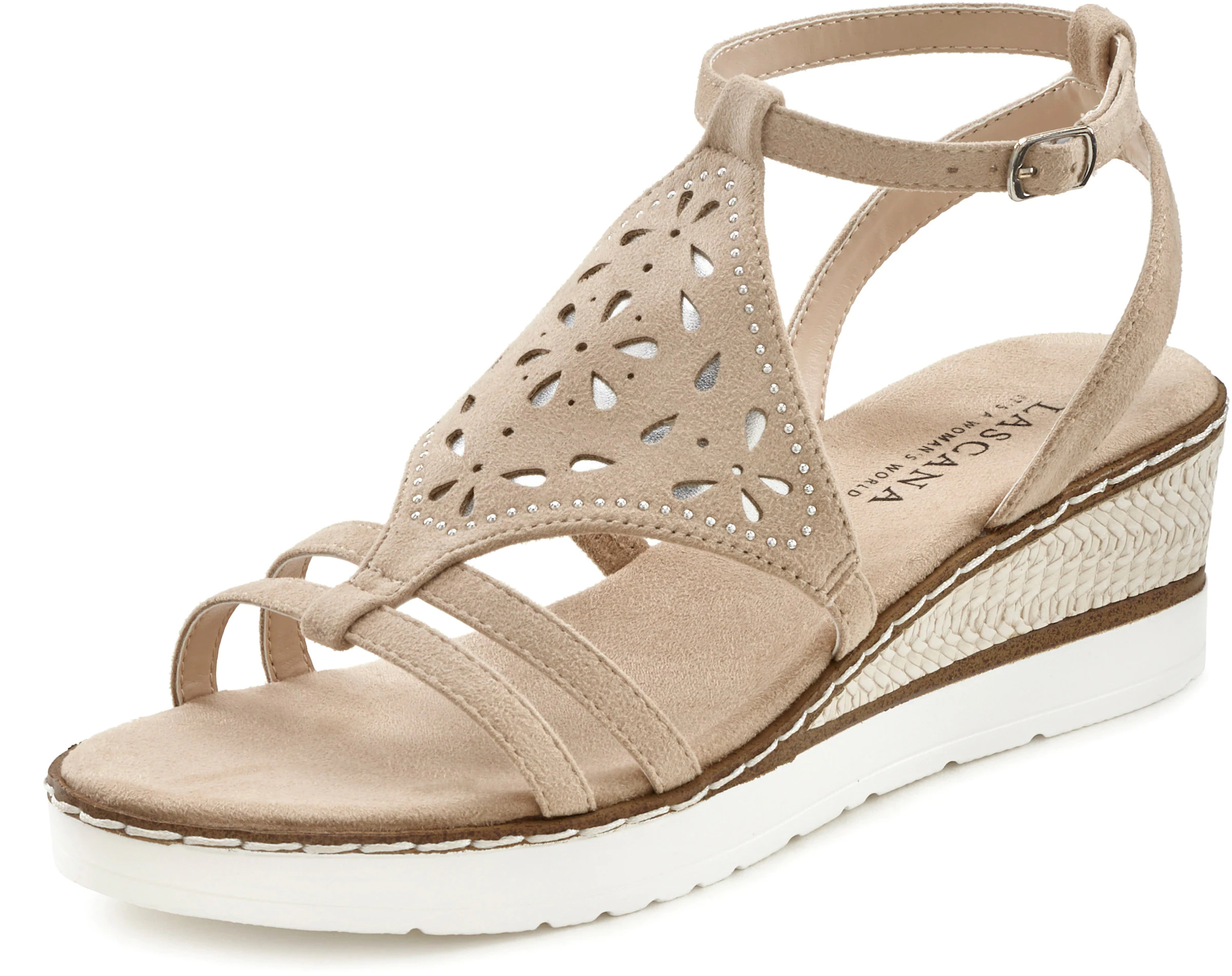 LASCANA Sandalette in beige