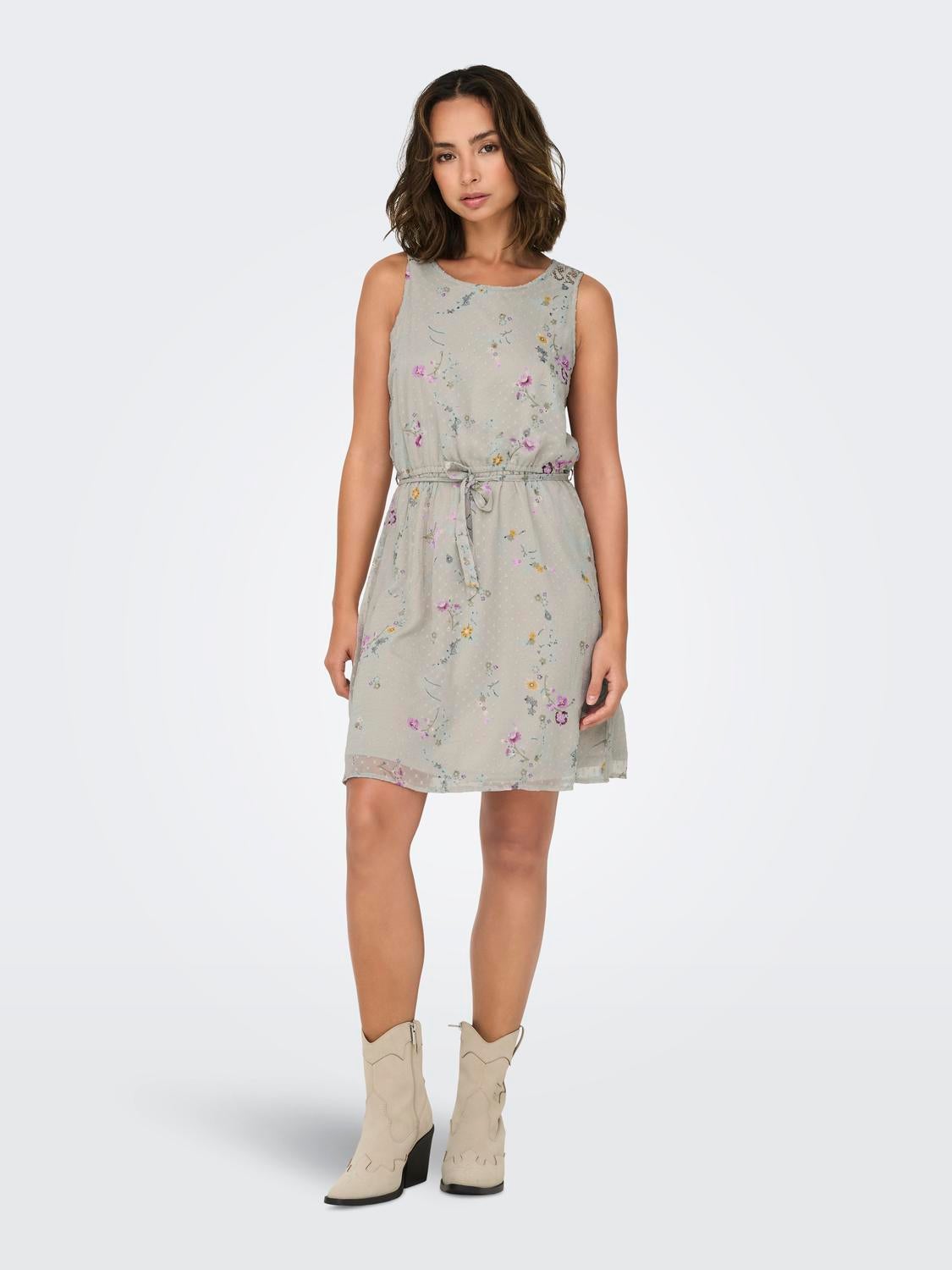 ONLAIDA Kurzes Kleid Pumice Stone