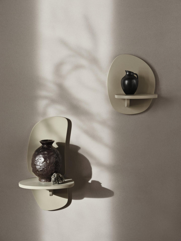 Ferm Living Pilu wandplank H40 Cashmere