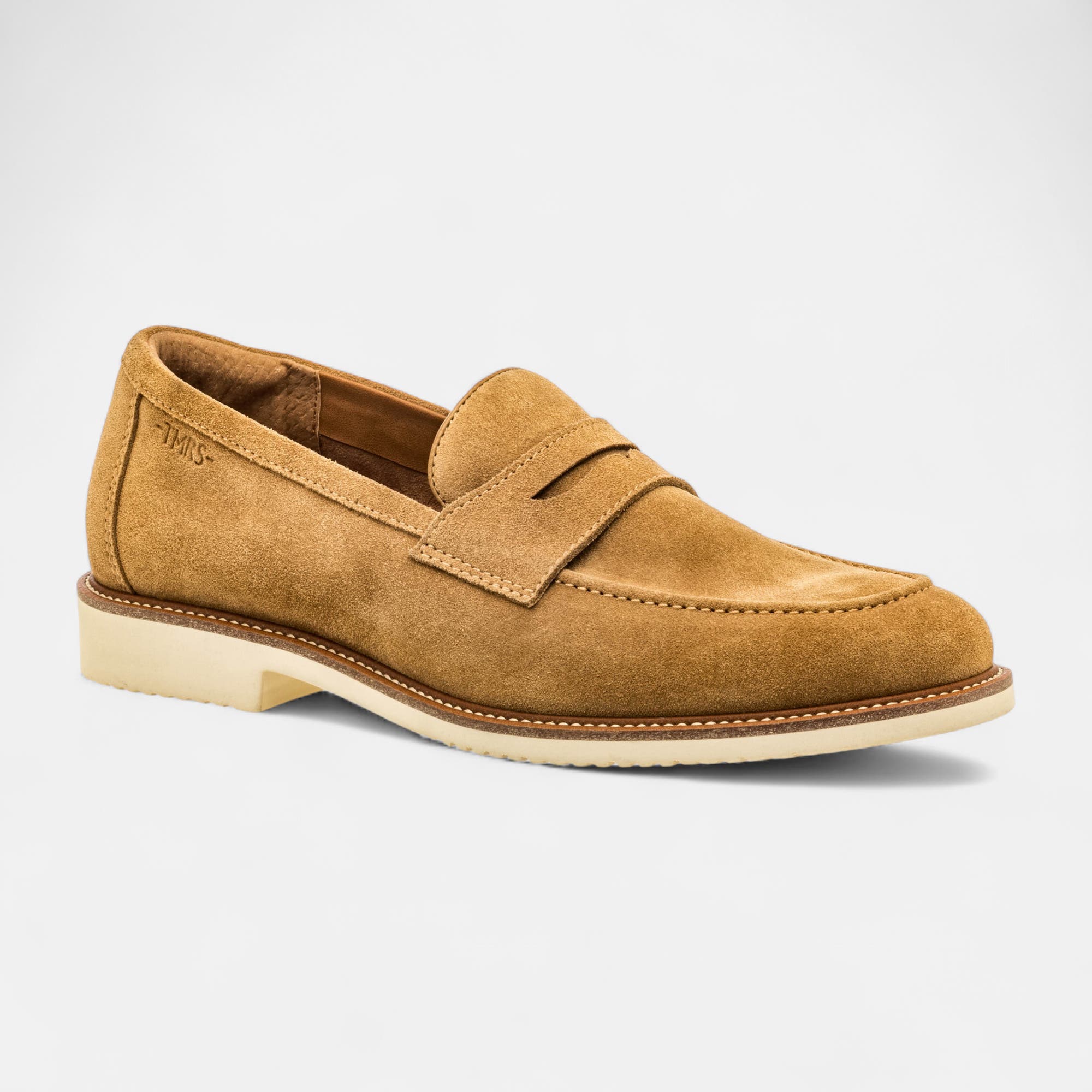 Mocassins Homme en cuir beige