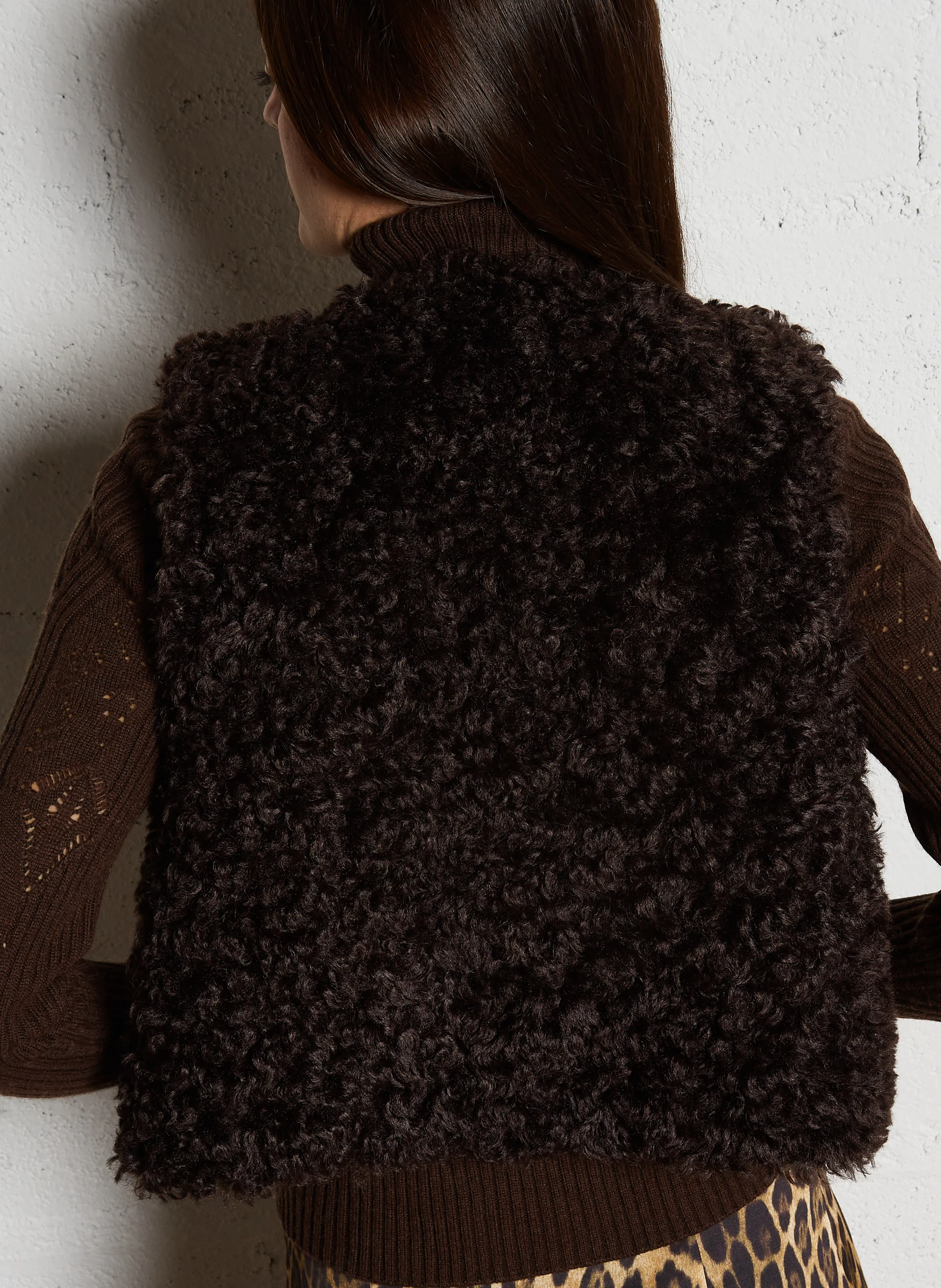 BAILY POODLE - Veste en fourrure synthétique | Marron