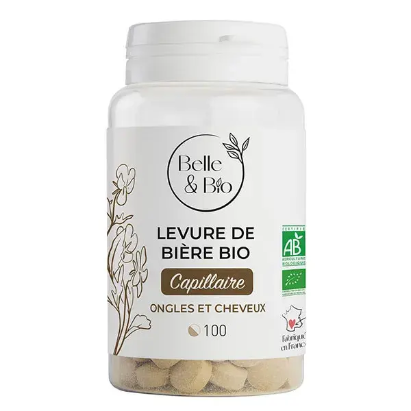 Levedura de cerveja orgânica Belle & Bio, 120 comprimidos
