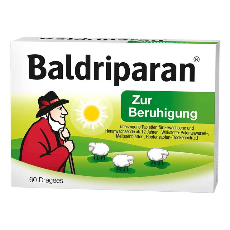 Baldriparan zur Beruhigung überzogene Tabletten, 60 St