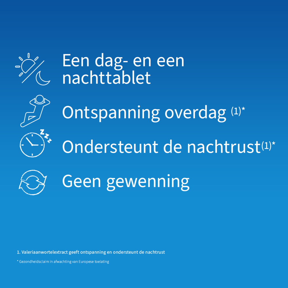 Valdispert Dag & Nacht 60 tabletten