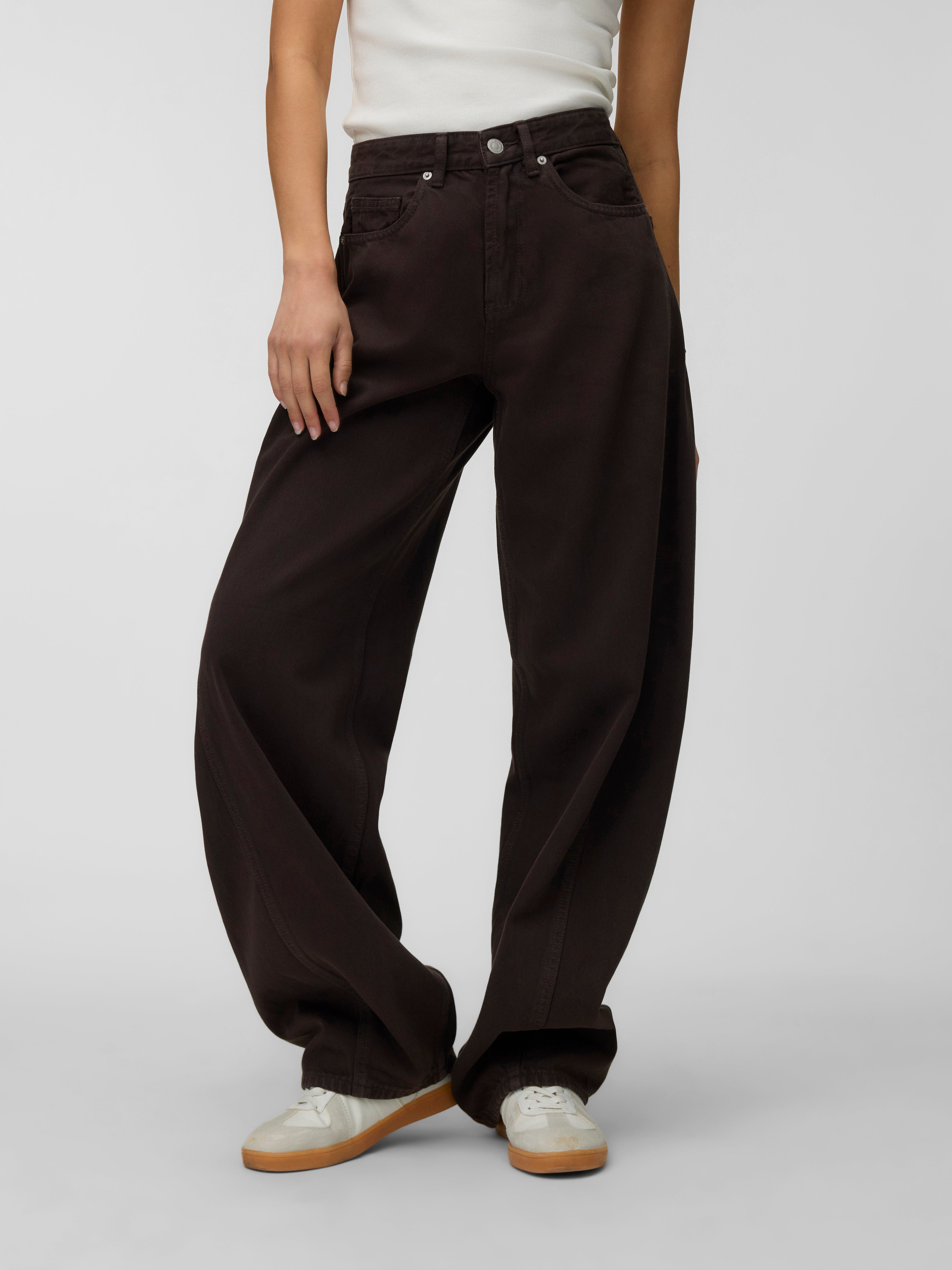 VMZOE Mid rise Barrel fit Jeans