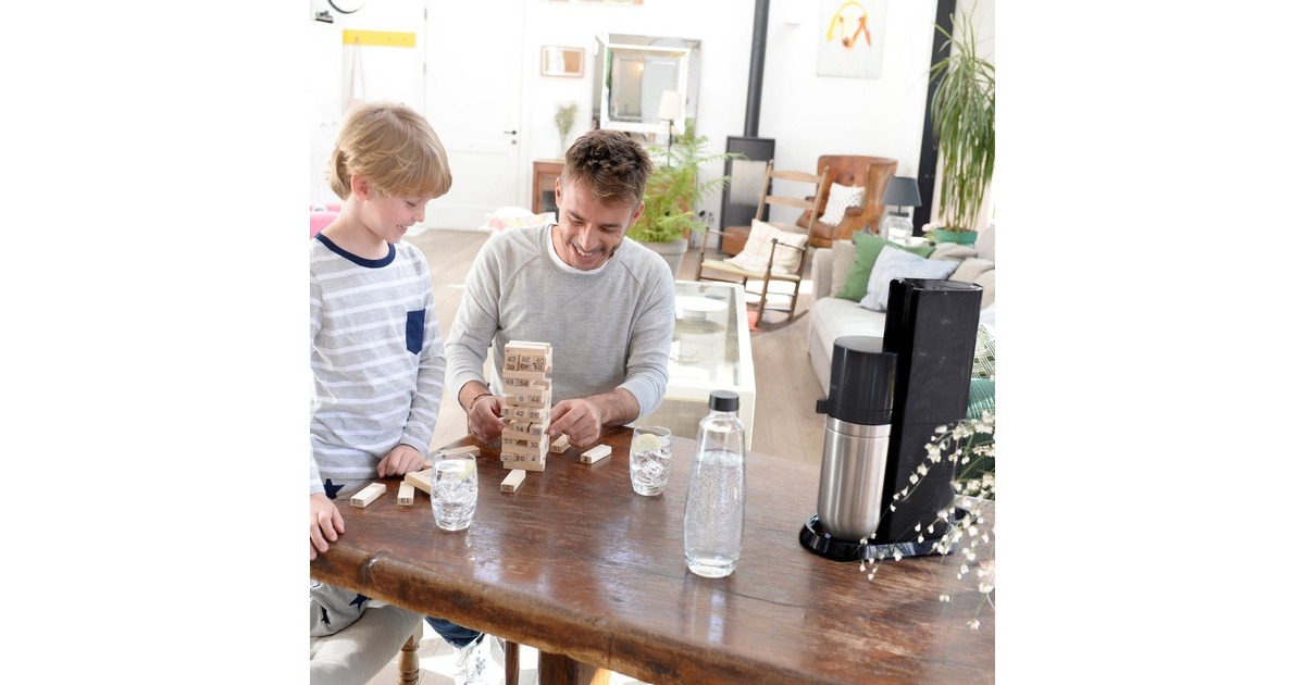 SodaStreamDuo Titan Voordeelpakket bruiswatertoestel  (Donkergrijs/roestvrij staal)