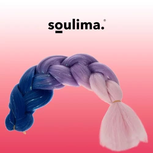 Syntetisk hår ombre fletter Soulima 23577