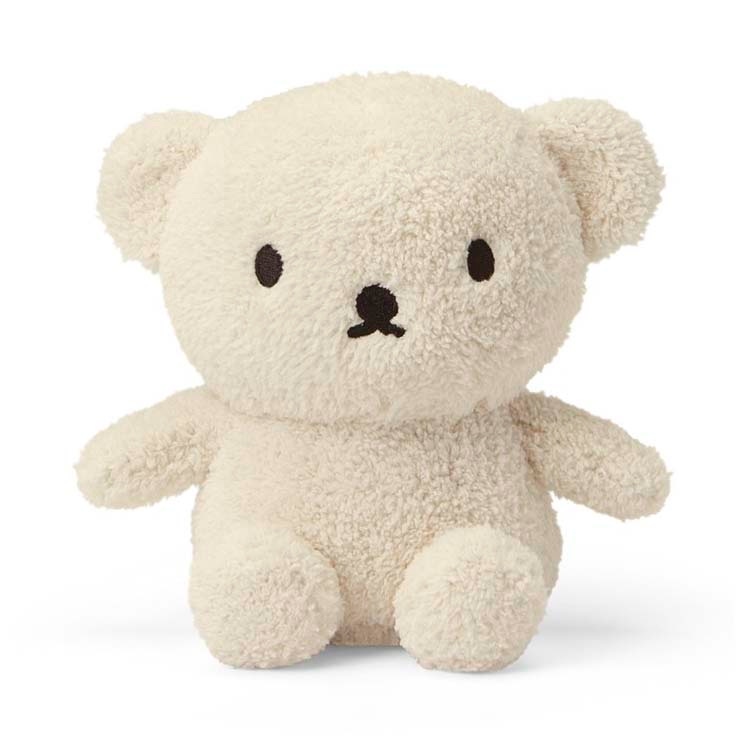 Bon Ton Toys Boris Beer knuffel terry 17cm wit