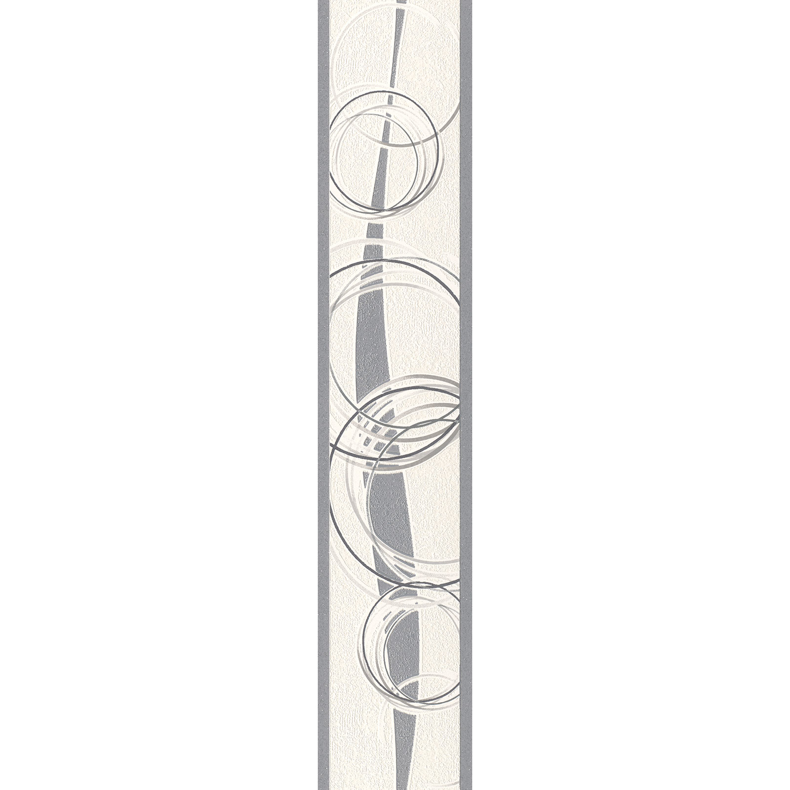 Papierborte - grau - 5 Meter
