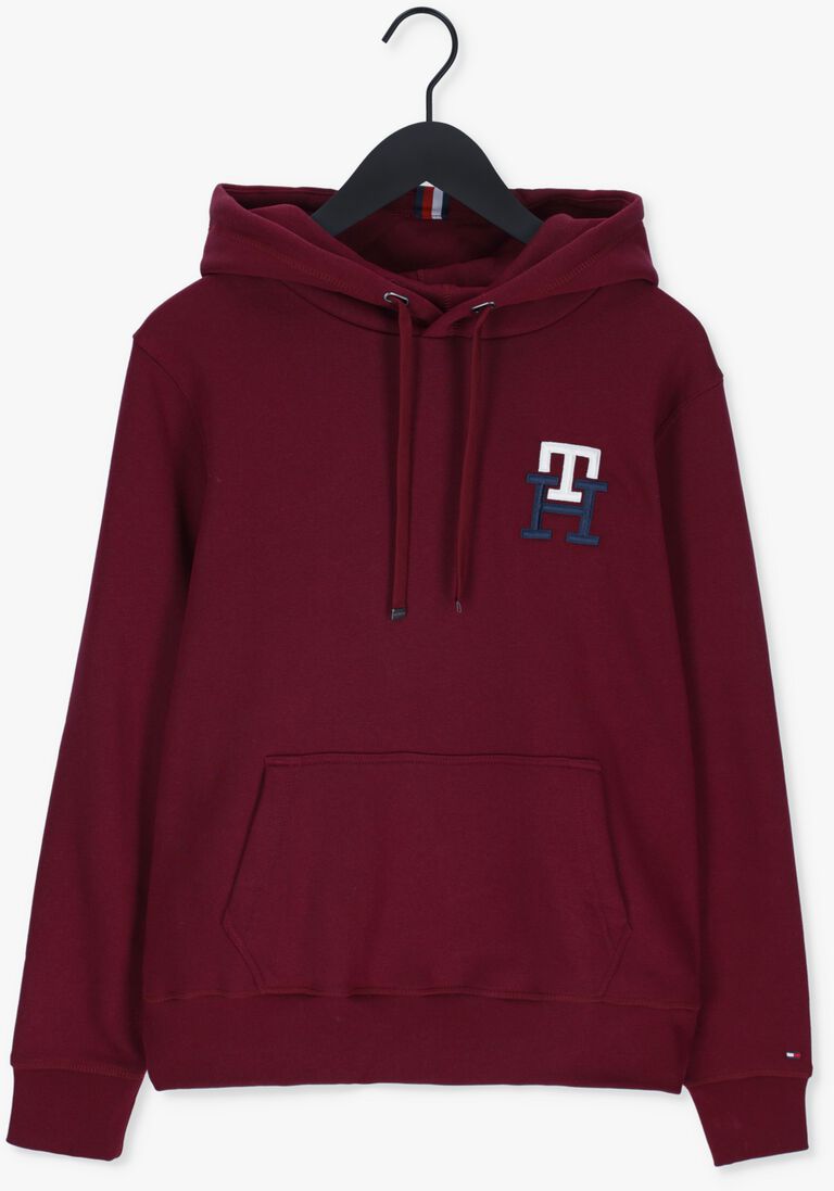 TOMMY HILFIGER bordeaux tommy hilfiger sweater essential monogram hoody