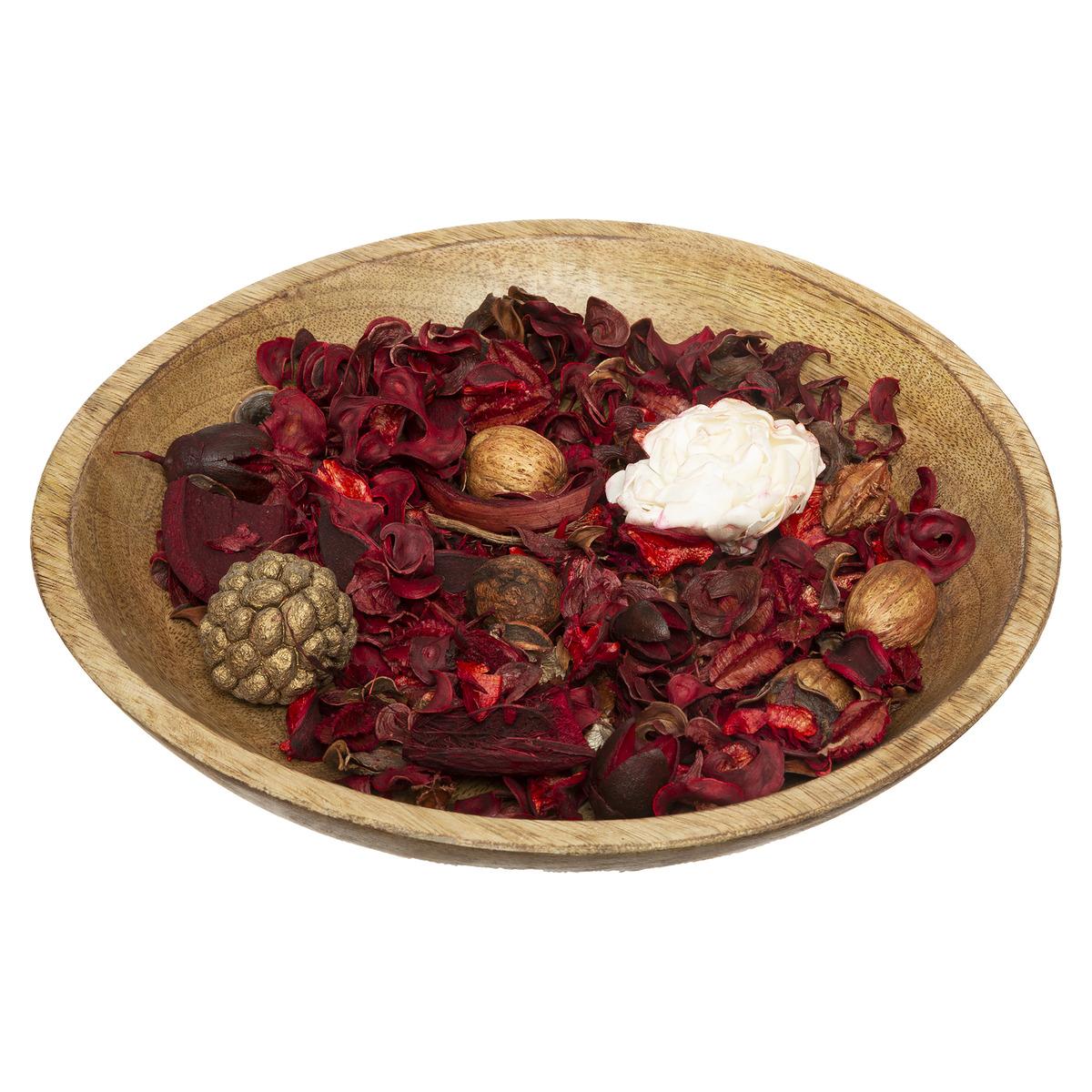 POT POURRI PAOLA AVEC PLATEAU BOIS FRUITS ROUGES 140G