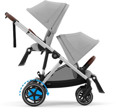 Cybex e-GAZELLE S Sportsvogn, Stone Grey/Silver