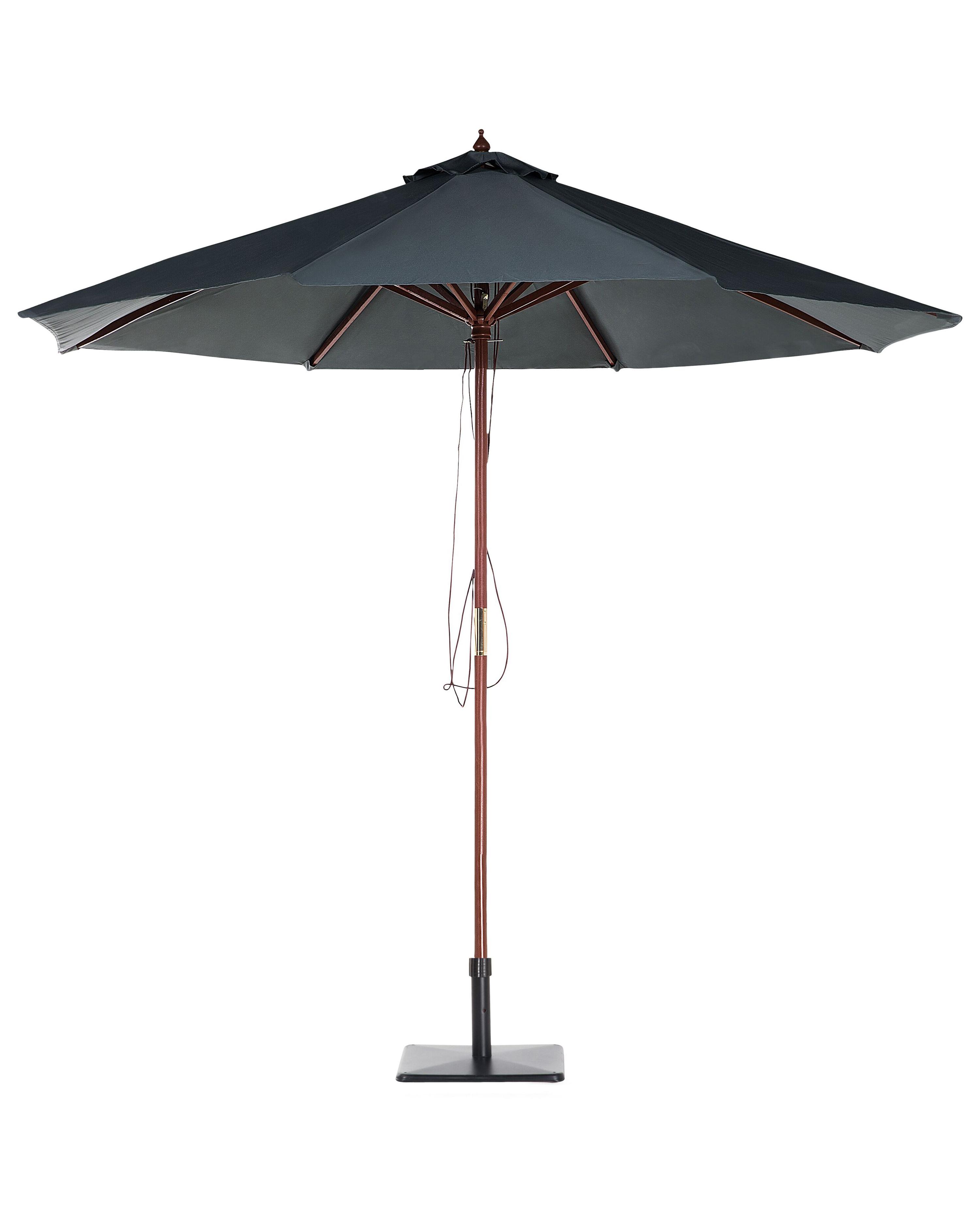 Parasol 270 cm TOSCANA Donkergrijs