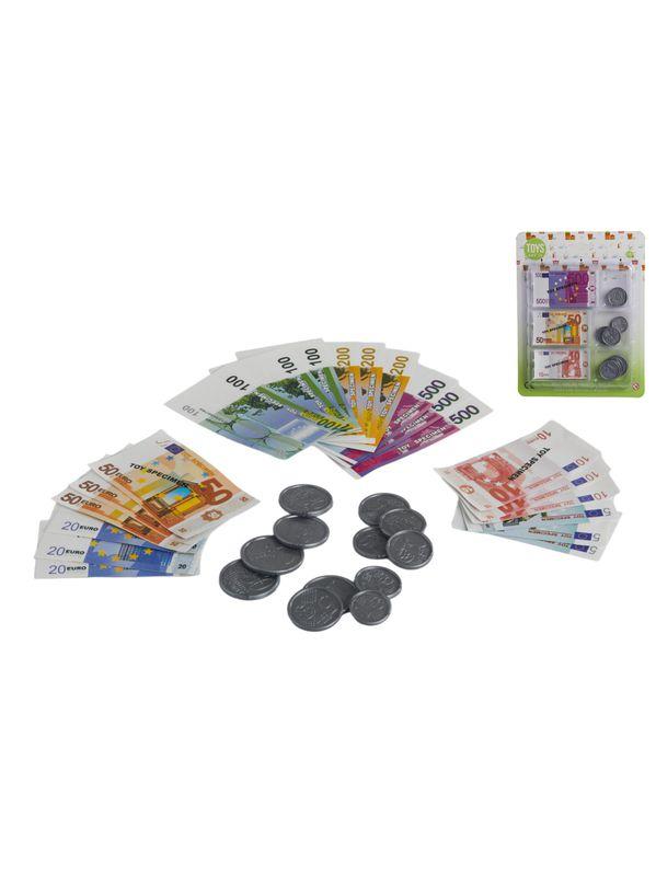 CAISSIER EURO AVEC BILLETS ET PIECES