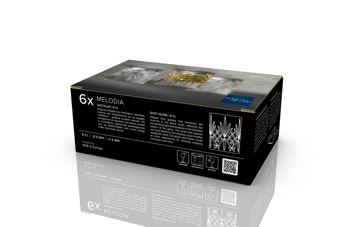 Schnapsglas »Lyngby Melodia 6 Stück, 8 cl«