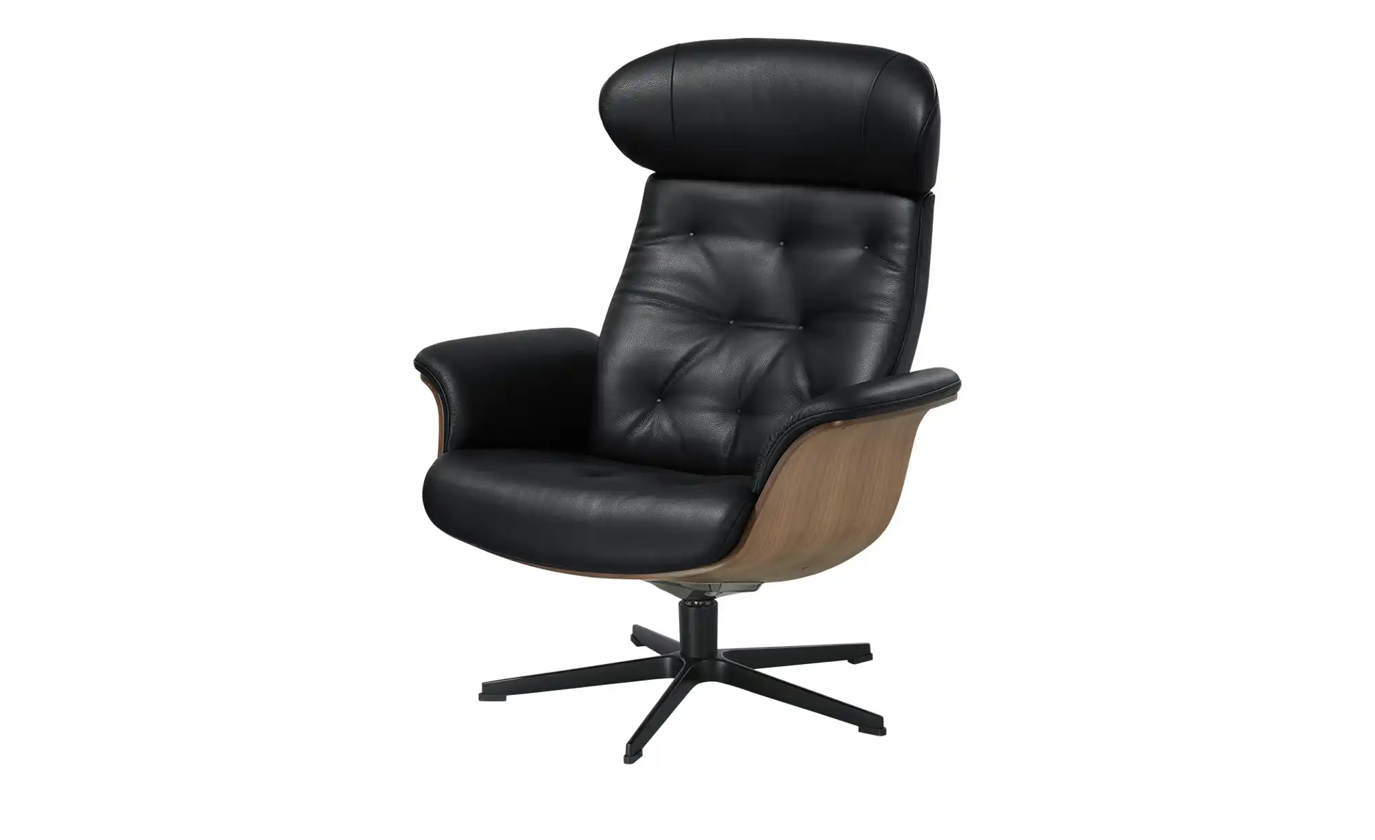 Sessel in Leder mit Knopfnaht Timeout