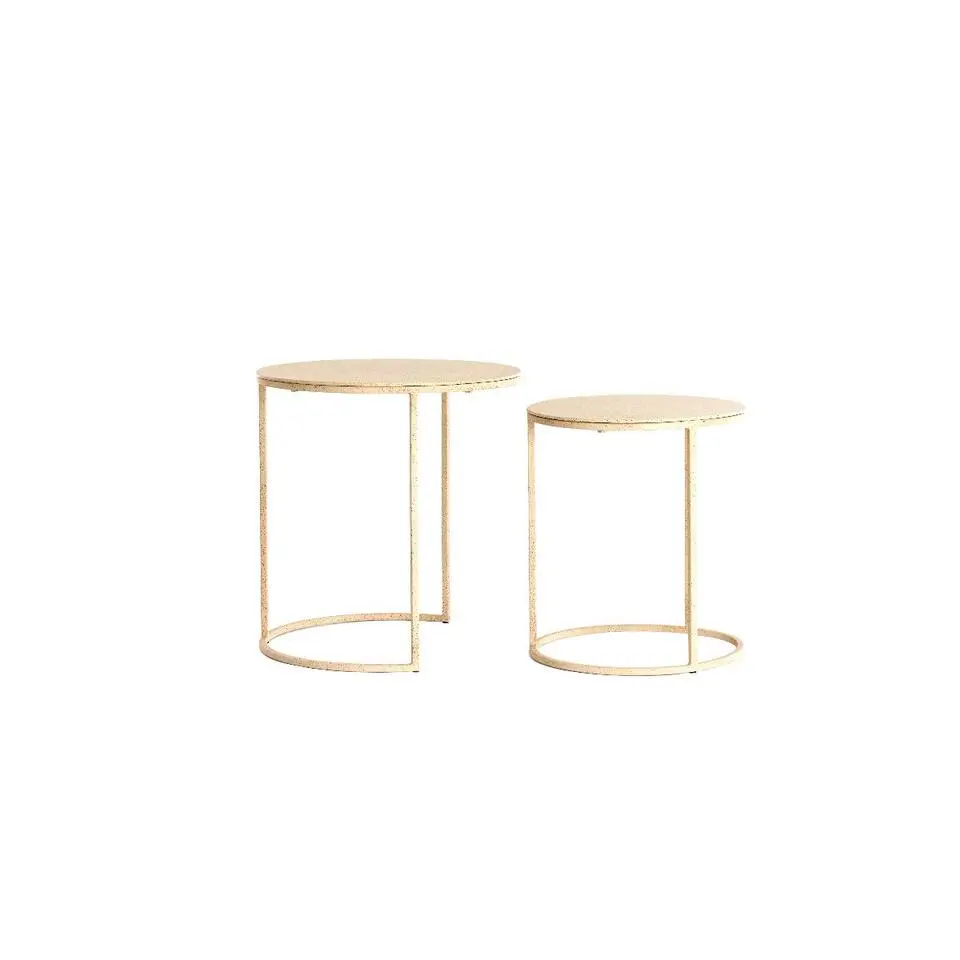 Light & Living - Sadar bijzettafel set van 2 Ø50x40 Ø52x46 cm -