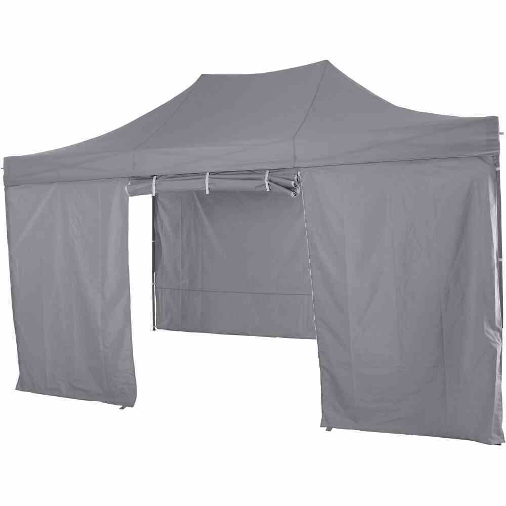 Faltpavillon ALLROUNDER - grau - rechteckig - 300x450cm