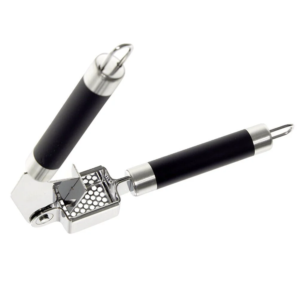 Presse-ail en inox avec manche en plastique L.19cm