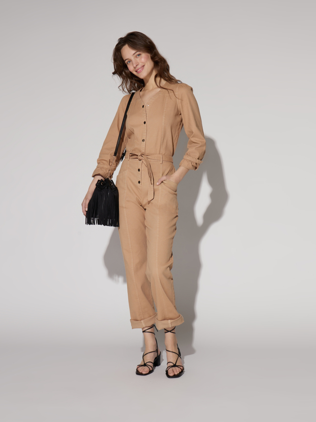 Combinaison pantalon ceinturée