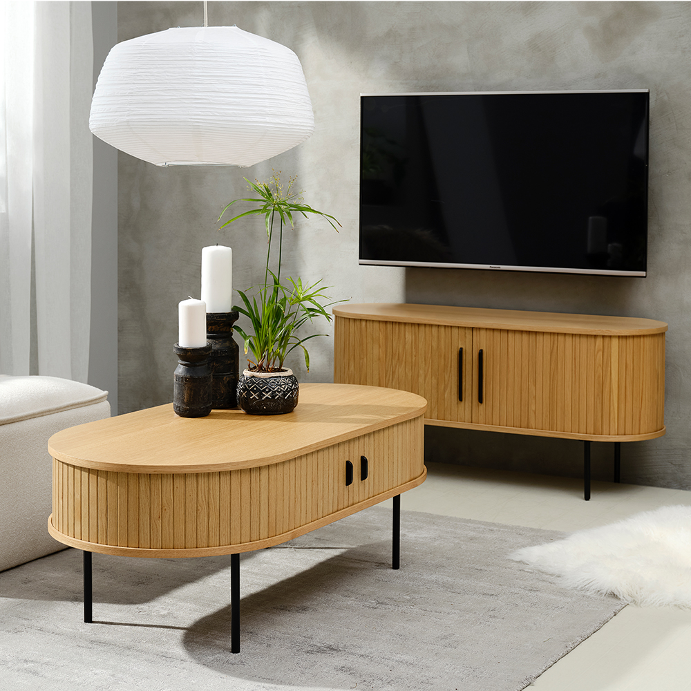 Houten tv meubel Lenn Naturel