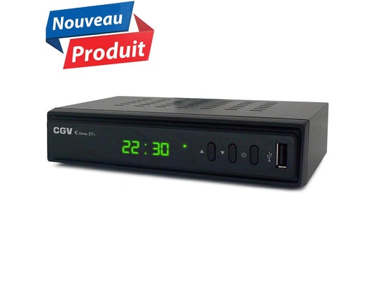 CGV - Récepteur enregistreur décodeur tnt hd double tuner etimo 2t...