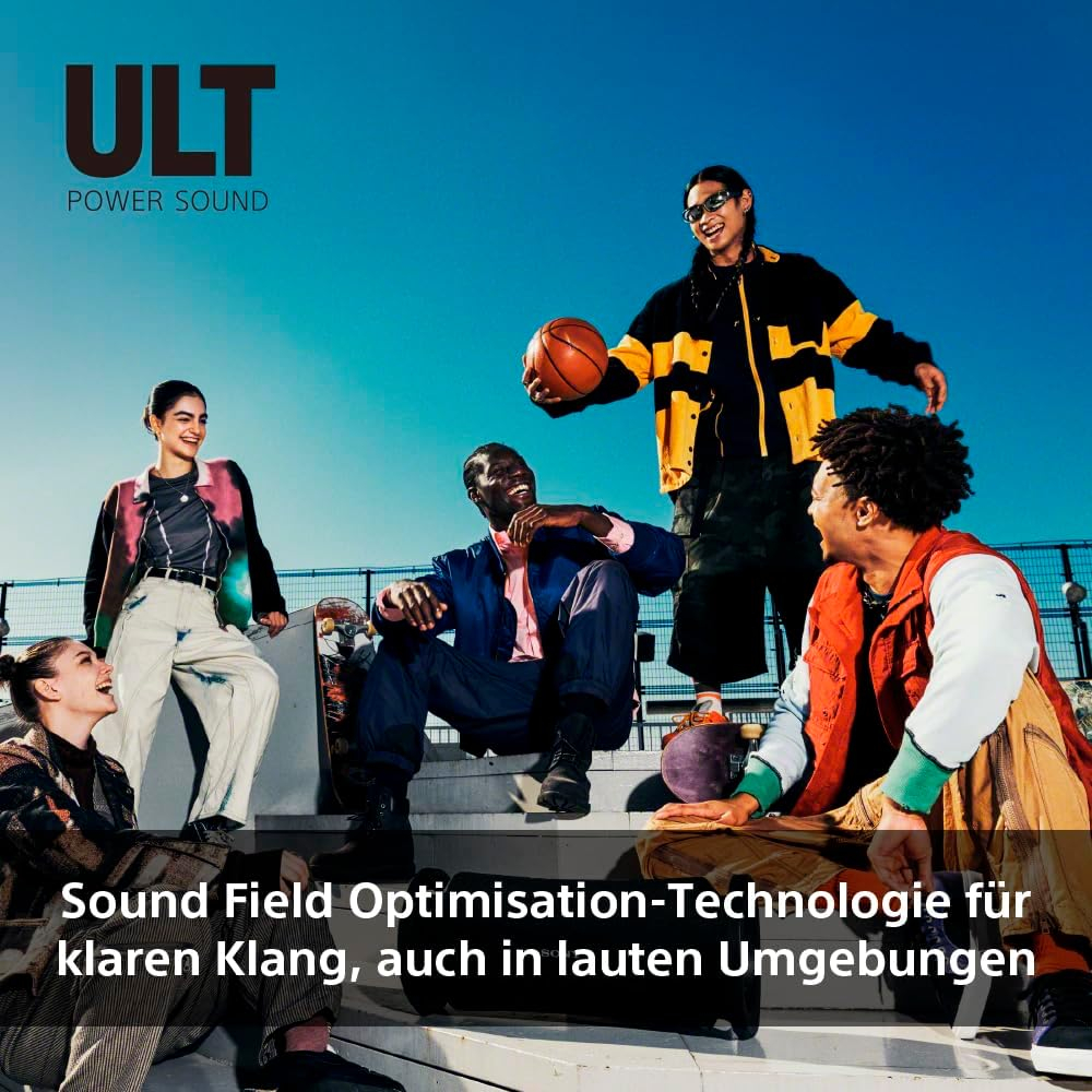 ULT Field 7 Bluetooth Lautsprecher Wireless Speaker IP67 mit RGB Beleuchtung (SRSULT70B.EU8) - Schwarz