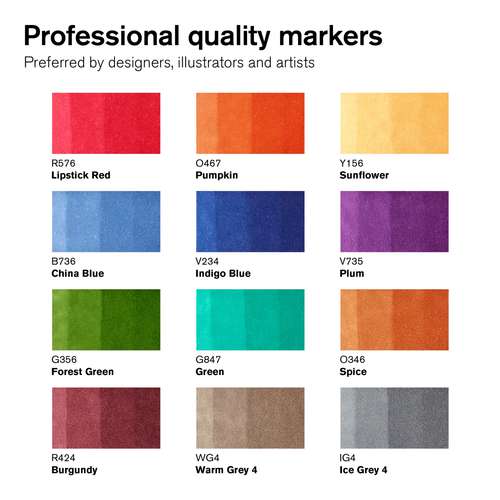 WINSOR & NEWTON™ promarker™ themenbasierte 12er-Sets