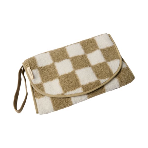 Studio Noos Teddy Changing Mat - Toast Checked