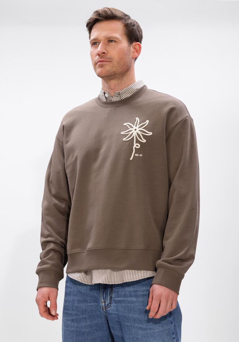 taupe nn.07 sweater david 30014