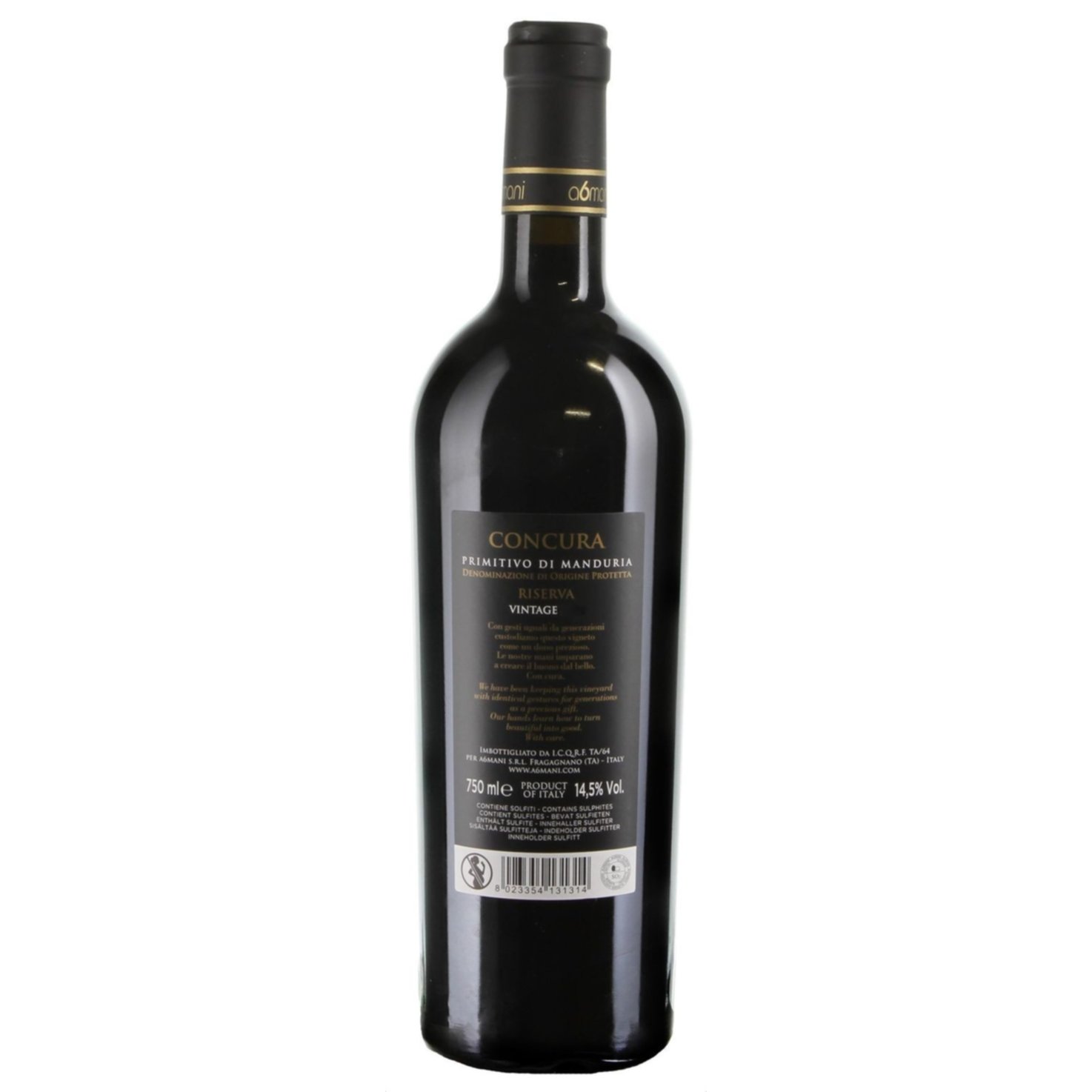 Primitivo di Manduria DOP Riserva Concura -75cl