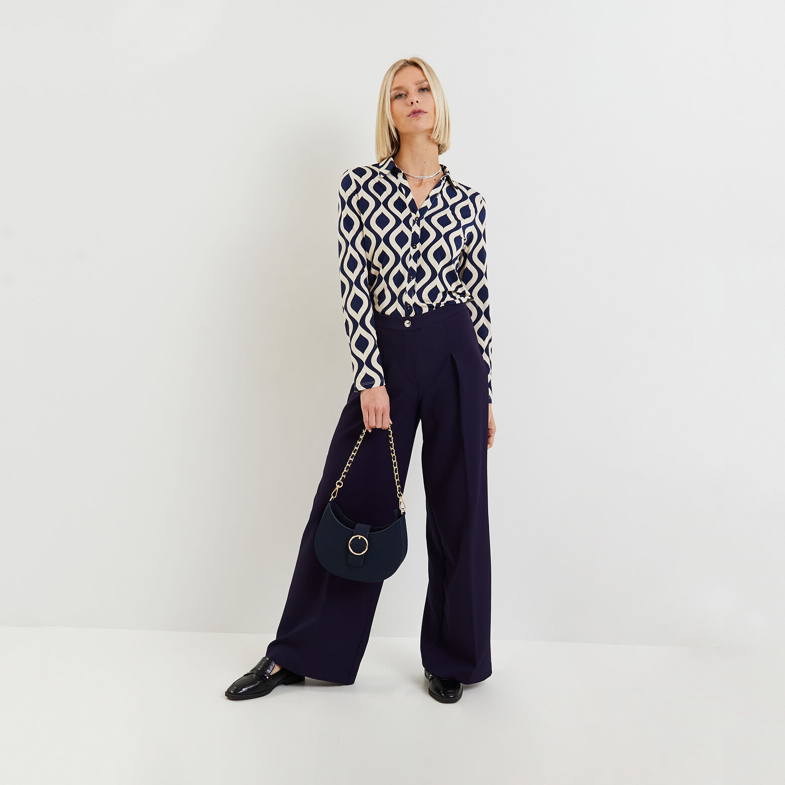 Chemise géométrique femme