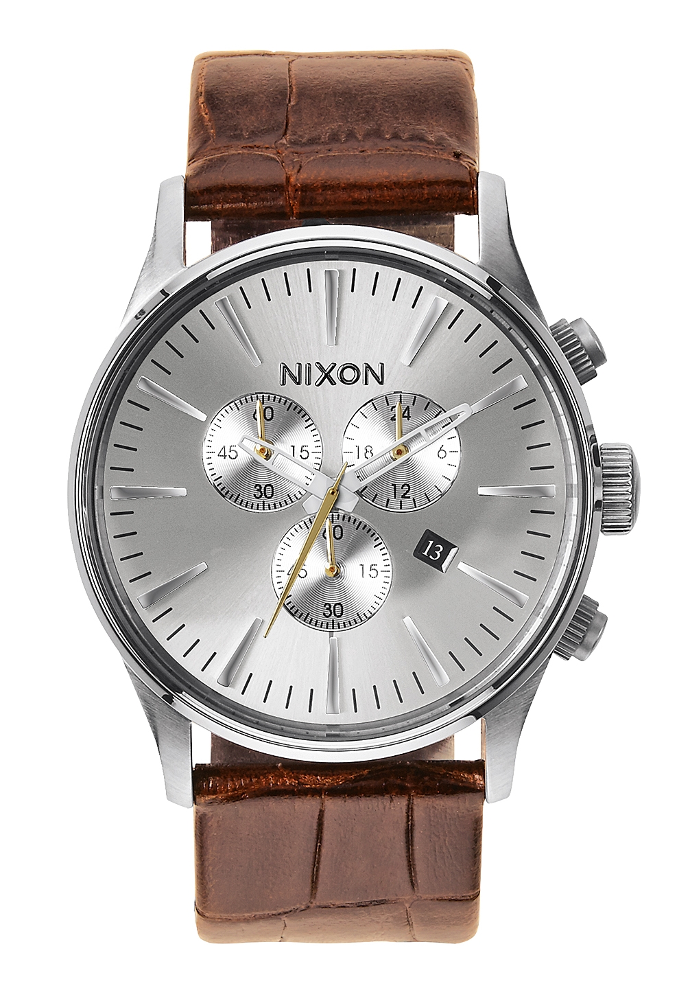 Nixon The Sentry Chrono Leather Saddle Gator A4051888