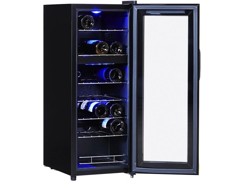 Coldtec by Kibernetik Weinkühlschrank THD21 Rechts Freistehender thermoelektrischer Weinkühler mit einer Kapazität von 21 Weinflaschen