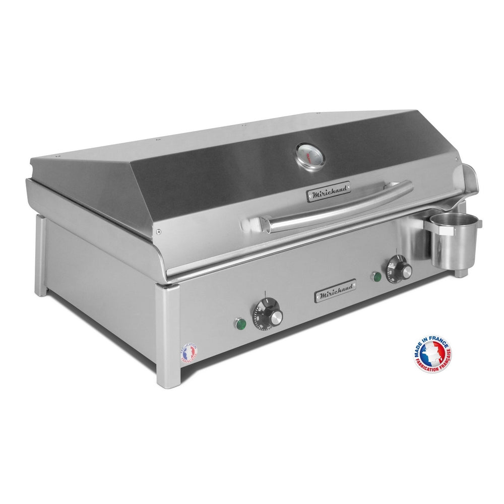 Plancha électrique Anthéa E650 + Couvercle + 2 ustensiles - Planchaele