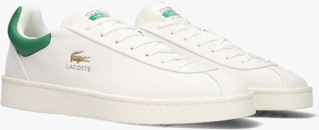 LACOSTE witte lacoste lage sneakers baseshot premium