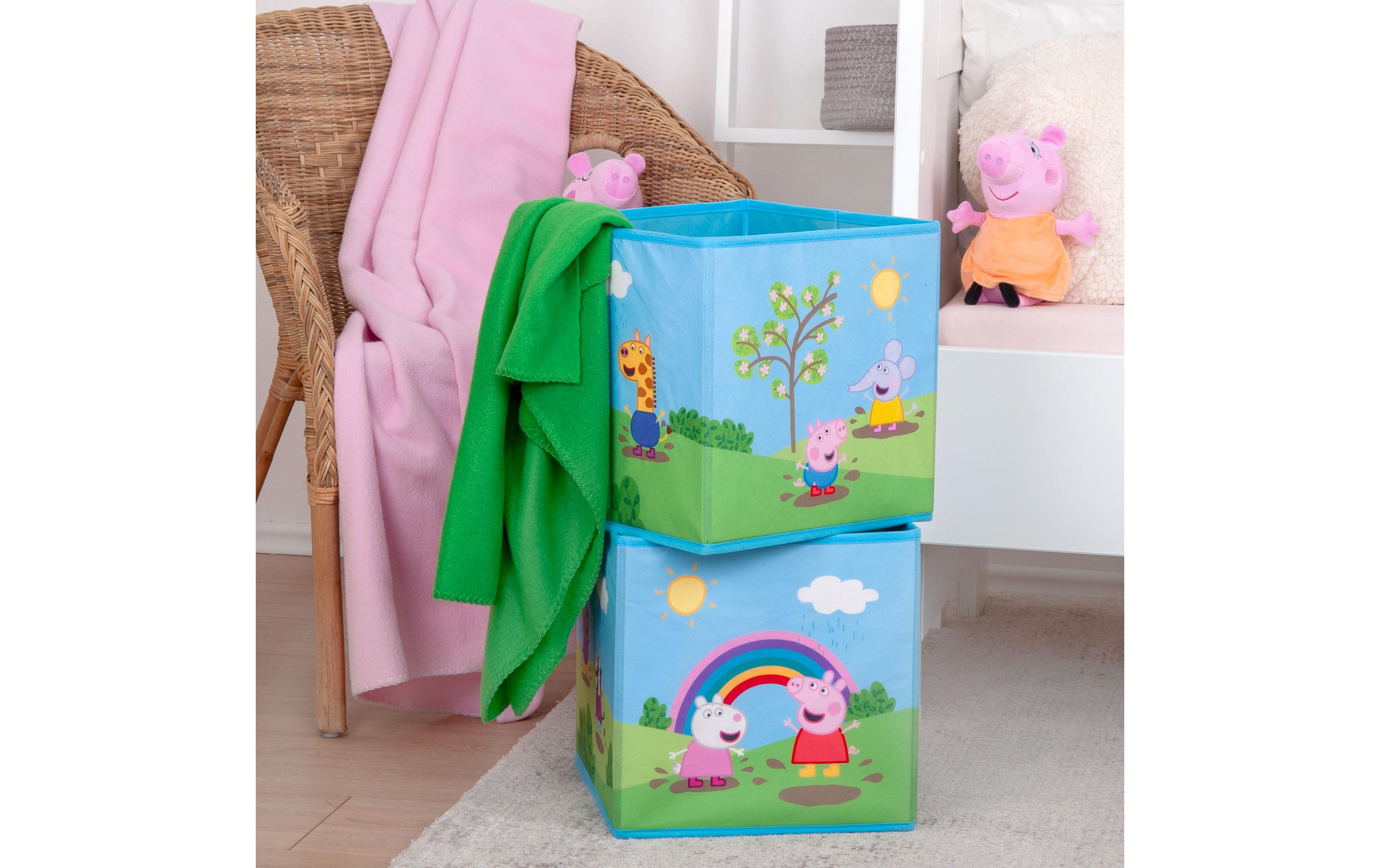 Spielzeugbox Peppa Pig, 30 x 30 x 30 cmSpielzeug-Aufbewahrungsbox