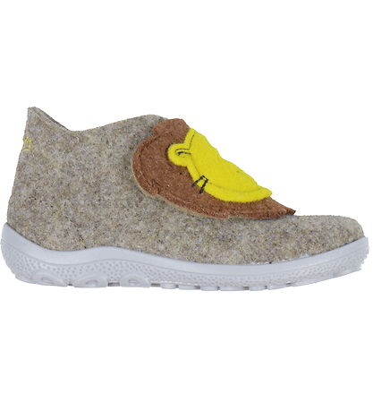 Superfit Hjemmesko - Uld - Happy - Beige/Gr?