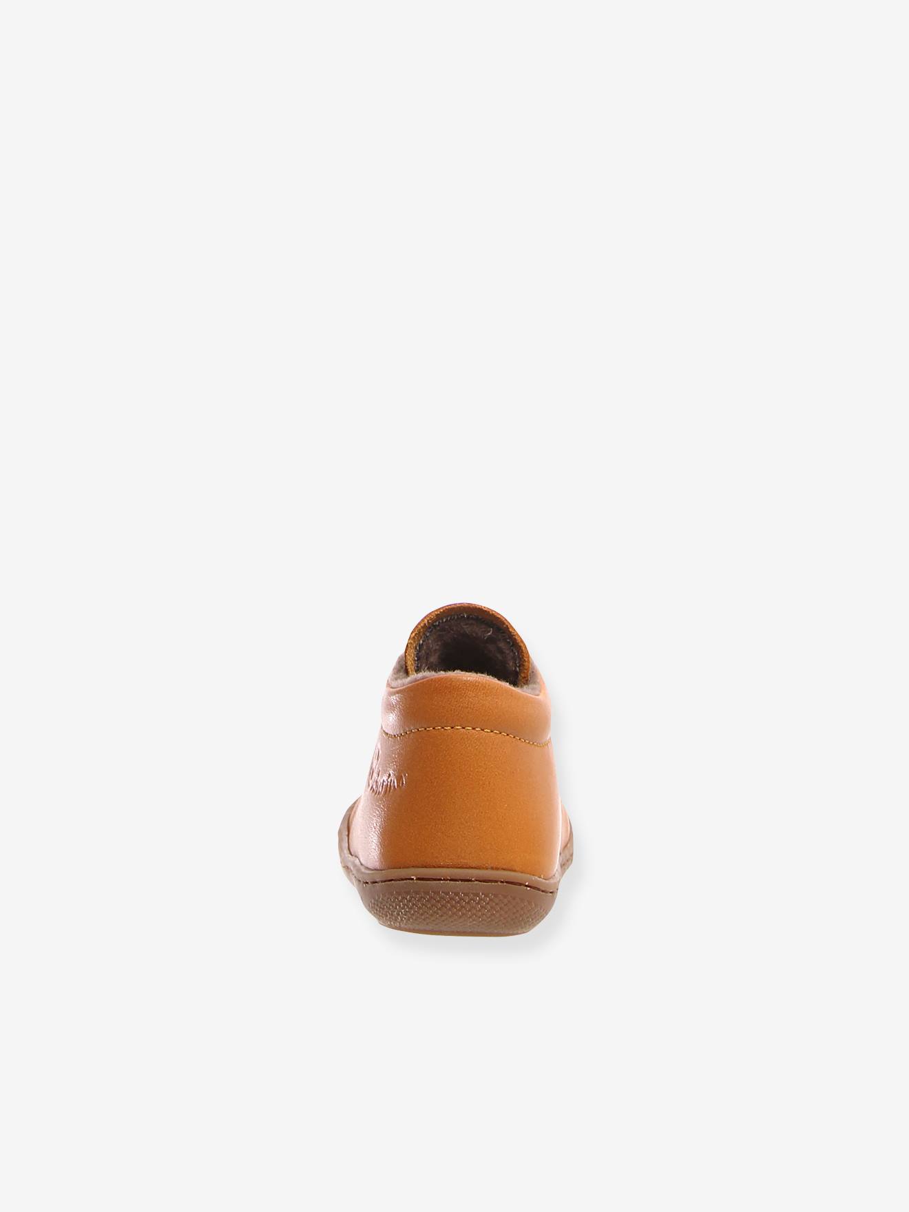 Sapatinhos Cocoon NATURINO® para Bebê - Primeiros Passos - Azul Escuro Liso