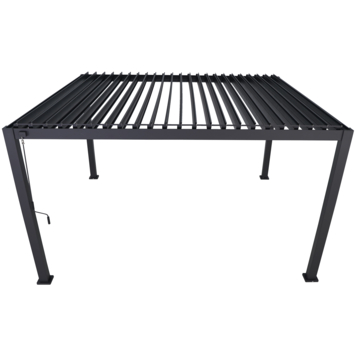 Pergola Deluxe Antraciet 3,6x4m