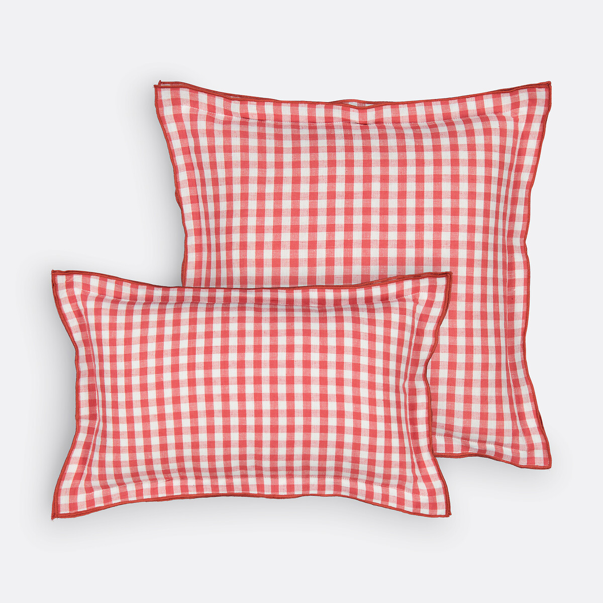 LA REDOUTE INTERIEURS<br>Capa de almofada riscada em algodão/linho, Cottage