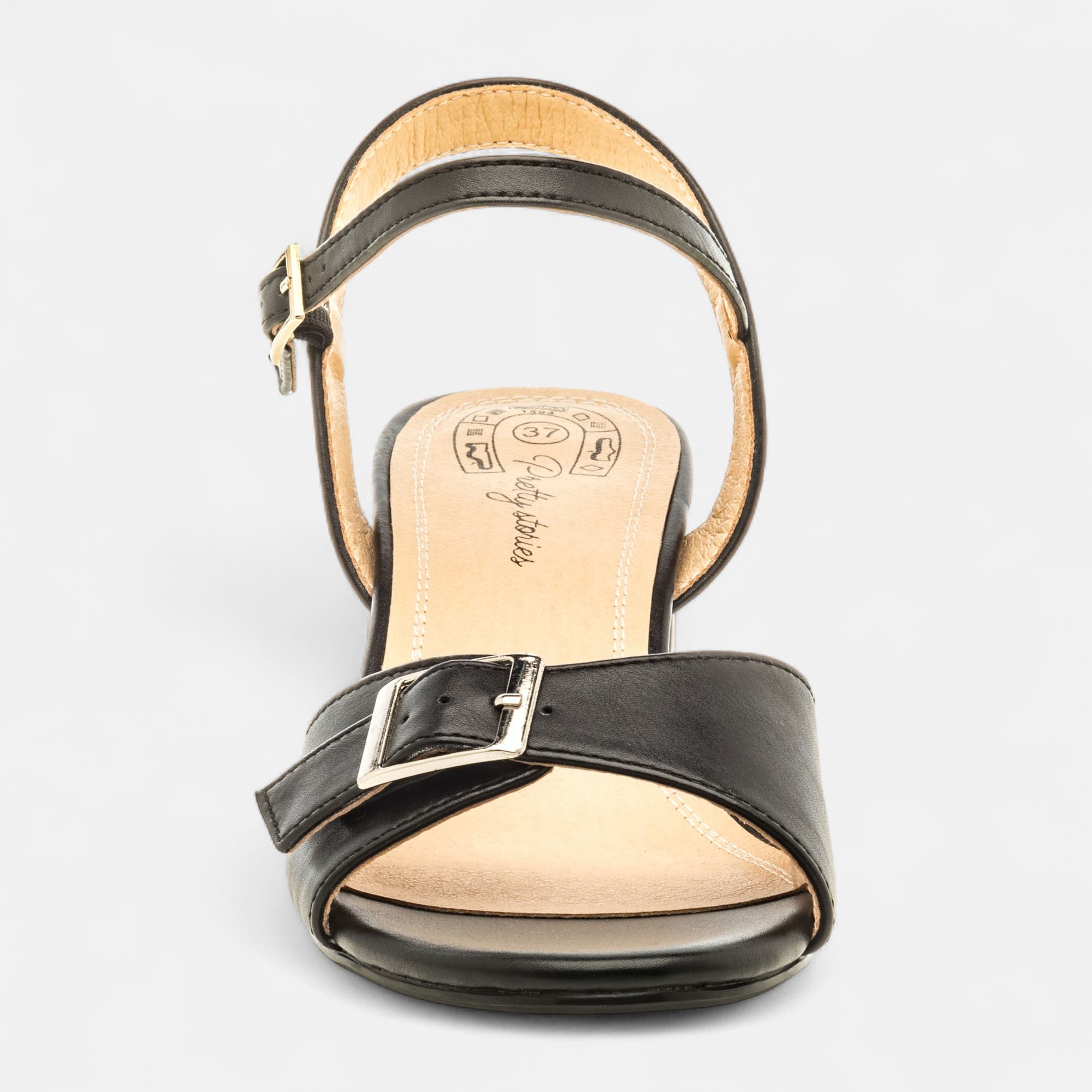Nu-pieds à talon Femme noir