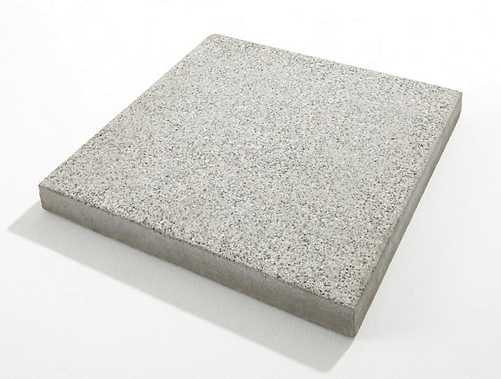 Dalle grenaillée Lagos grise 40 x 40 cm, ép.4 cm