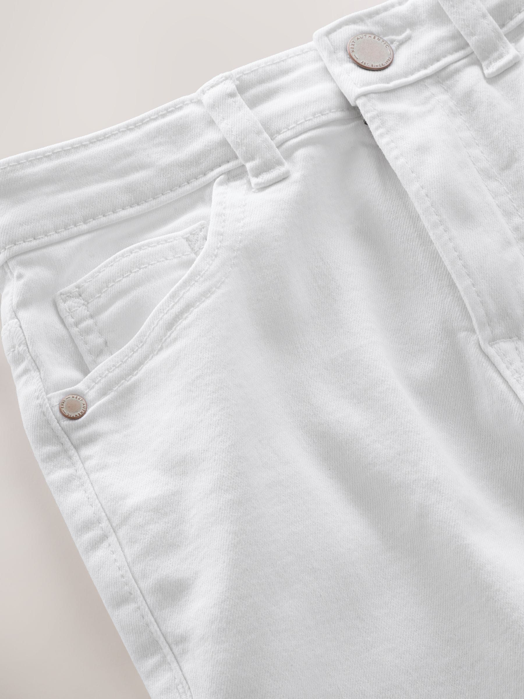 Wit - Stretchjeans (3-17jr)