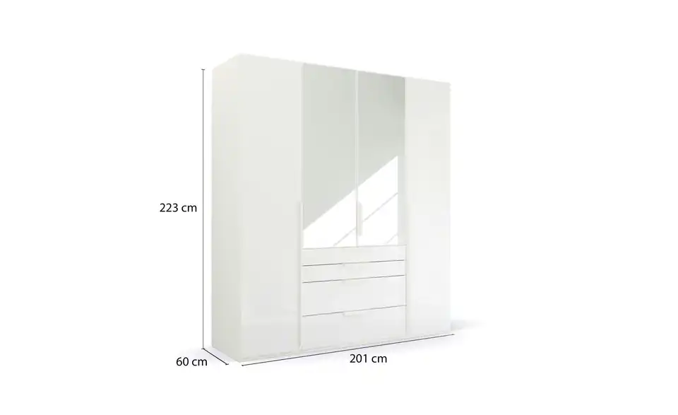 Drehtürenschrank 201 cm 4 Stück