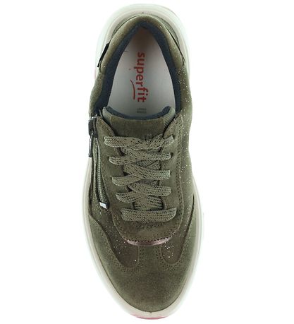 Superfit Schuhe - Tex - Armygrün m. Goldglitzer