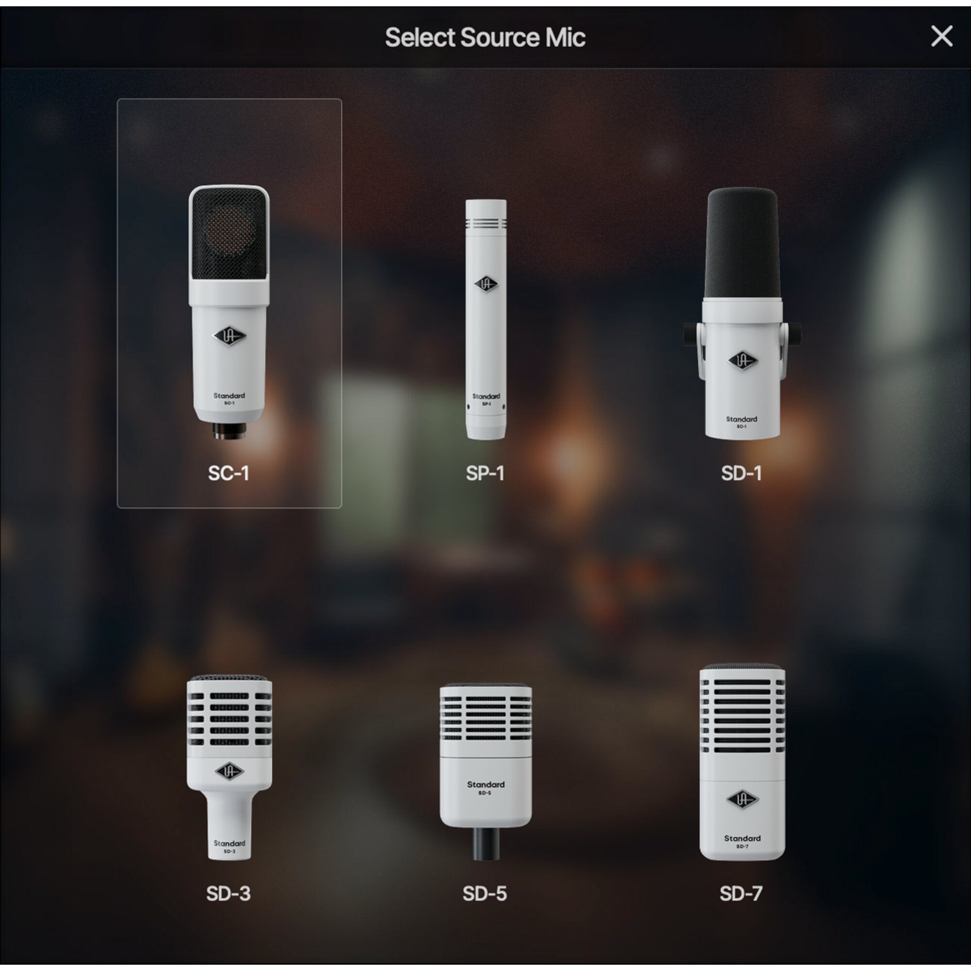 Universal Audio SC-1 grootmembraan condensatormicrofoon