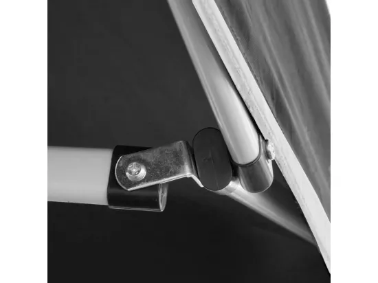 Feuille de toit imperméable noire 3X3 pour remplacement de gazebo pliable EG49483