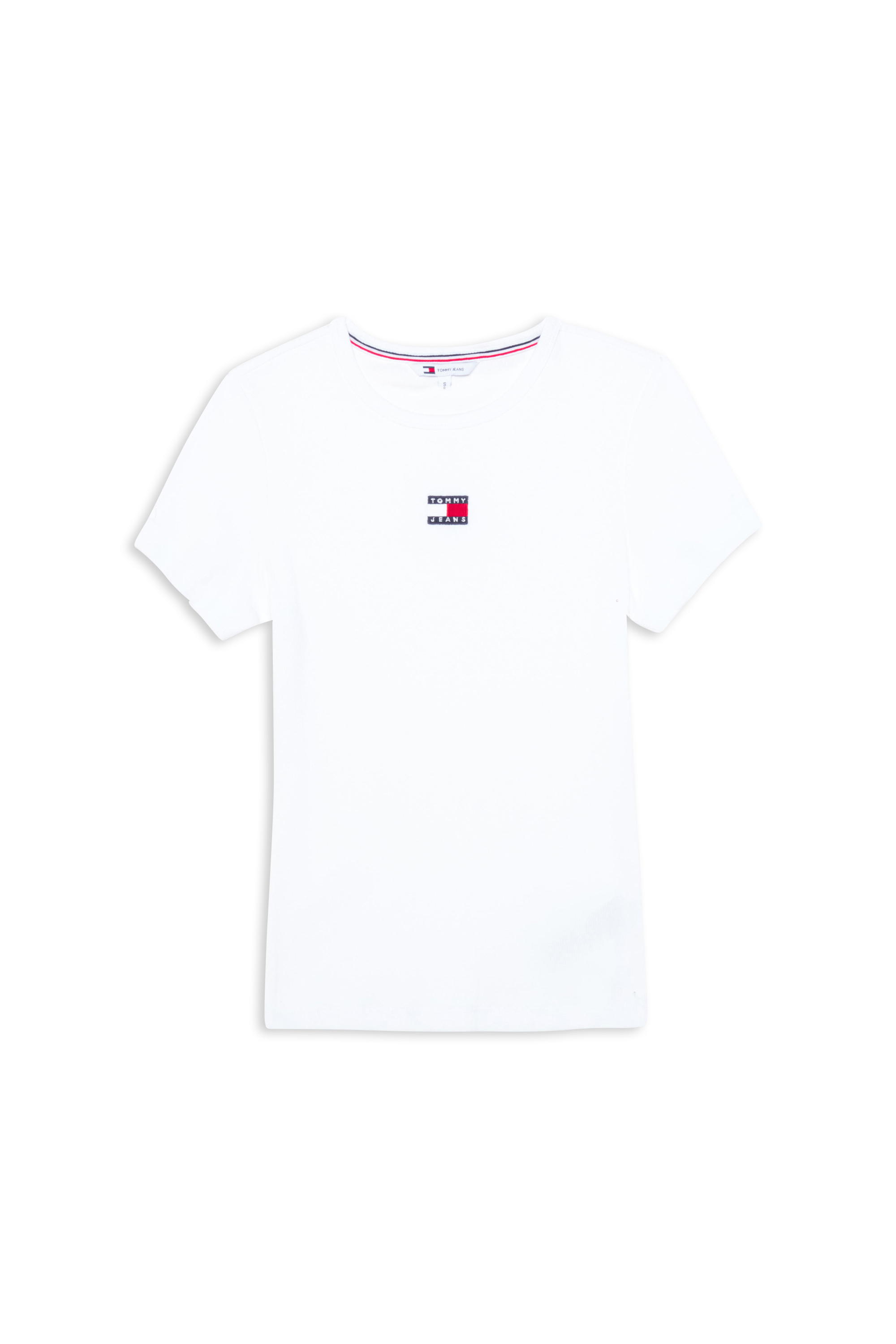 TOMMY JEANS T-shirt  TJW SLIM BADGE RIB T Blanc